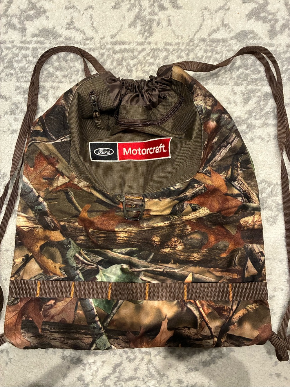 Ford Motors Camo Drawstring Backpack - Picture 2 of 10